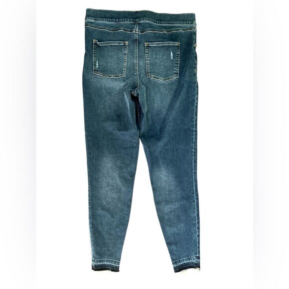 Spanx Women’s Skinny Jeans Large Stretch Denim Slimming Distressed NWT - Picture 5 of 9
